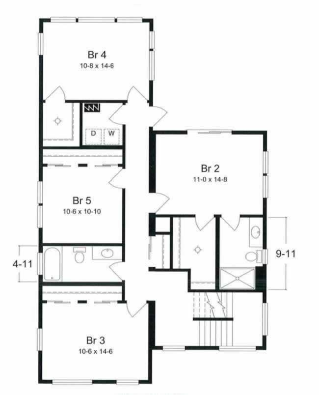 Considered a contemporary style home, the Seaside I is comprised of 4 bedrooms, 2 bathrooms, a laundry area and extra-large closets on the first floor of this 2486 sq. ft. home.